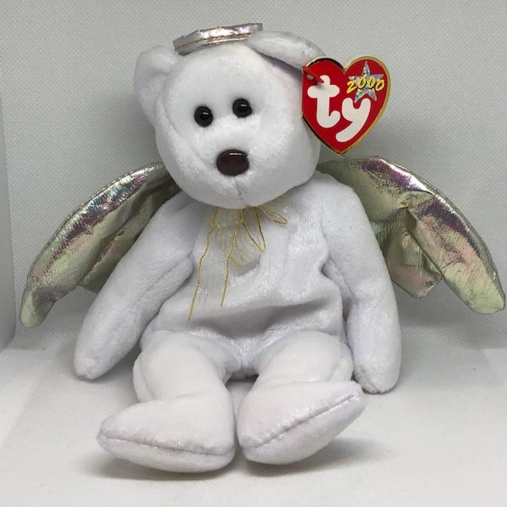 VTG 2000 Ty Beanie Babie Halo II~~MWMT~~tag errors~~Brown‎ nose
